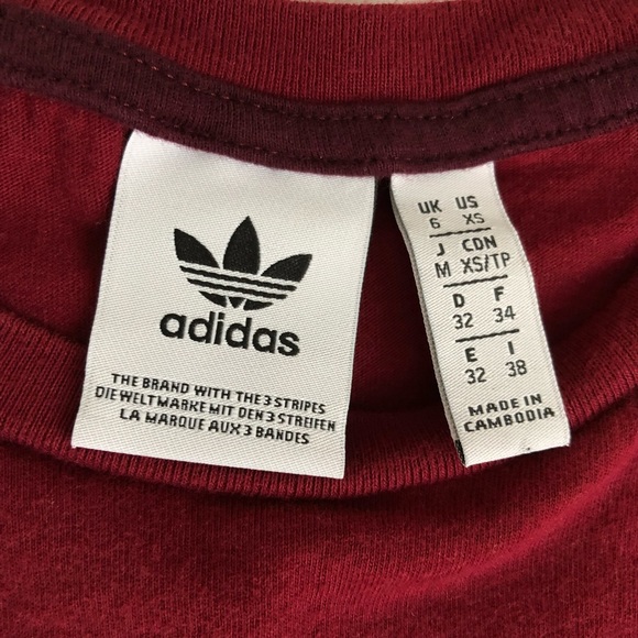 *Sold* Adidas Adibreak Chevron Boyfriend Shirt - Picture 5 of 8